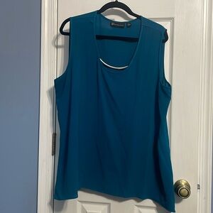 Banana Republic blue top blouse XL flowy